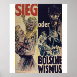 Bolshevismpropagandaaffisch Poster