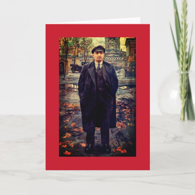 Bolsjevik Vladimir Lenin, Sovjetunionen, CCCP, USS Kort (Framsida)