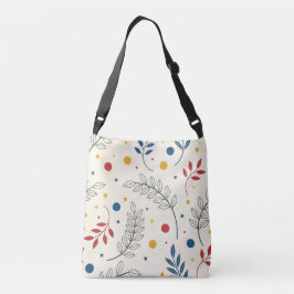 Bolso bandolera diseño floral axelväska