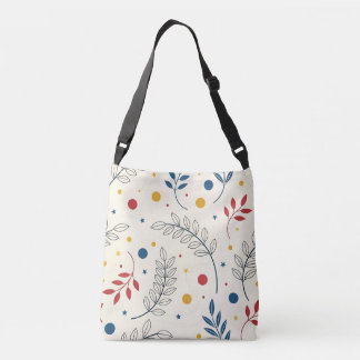 Bolso bandolera diseño floral axelväska