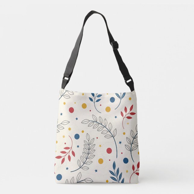 Bolso bandolera diseño floral axelväska (Baksida)