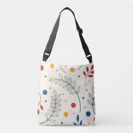 Bolso bandolera diseño floral axelväska