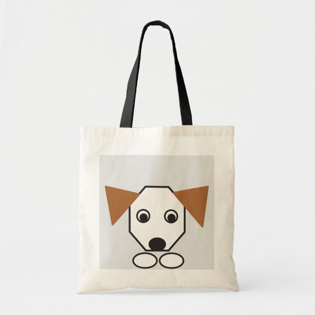 Bolso de tela Puppy Tygkasse (Framsidan)