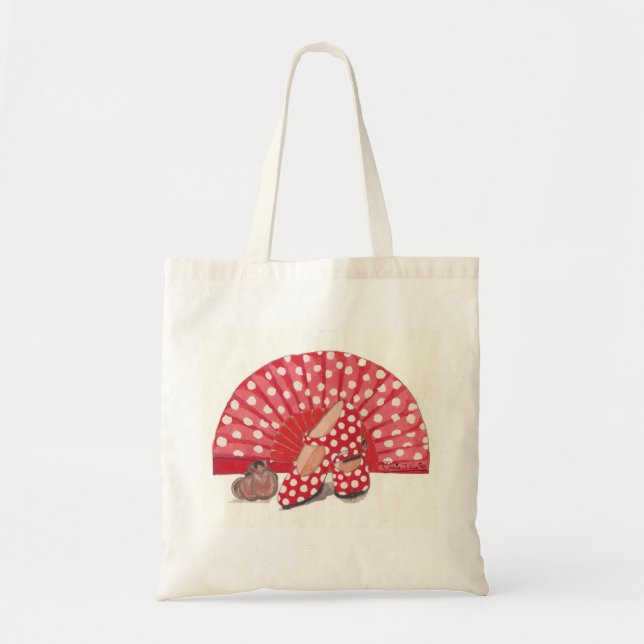 Bolso Flamenco. Flamingo Bag Tygkasse (Framsidan)