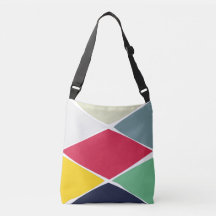 Bolso geométrico de colores
