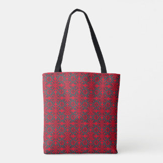 Bolso mandala en rojo by megyarsh tygkasse