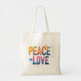 Bolso Peace and Love Tygkasse