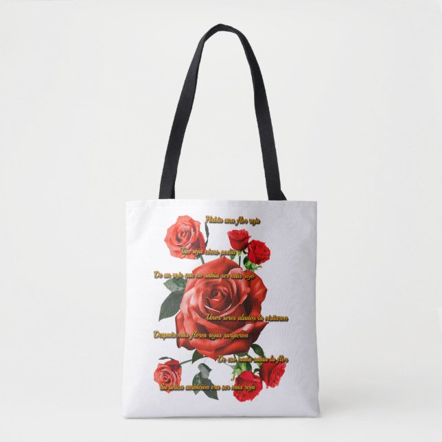 Bolso Rosas Rojas Tygkasse (Framsida)