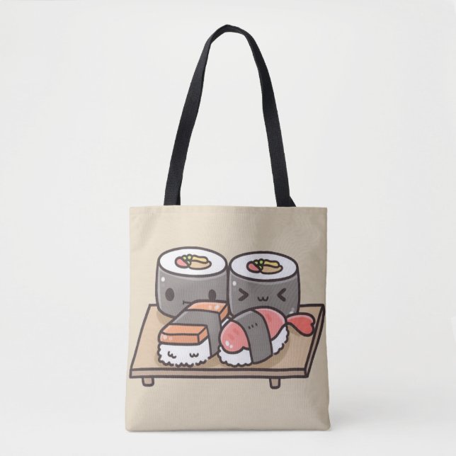 Bolso Sushi Kawaii Tygkasse (Framsida)