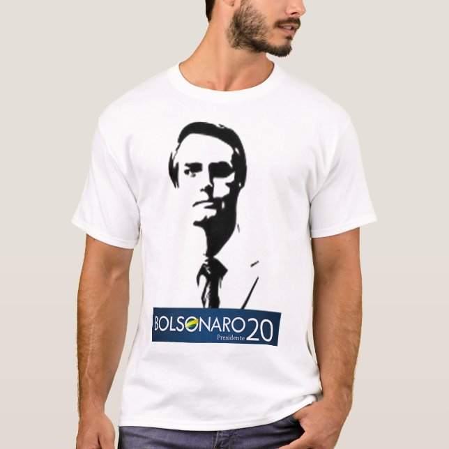 Bolsonaro Presidente 2018 Camiseta Tee (Framsida)