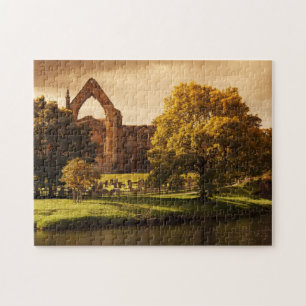 Bolton Abbey på hösten Pussel