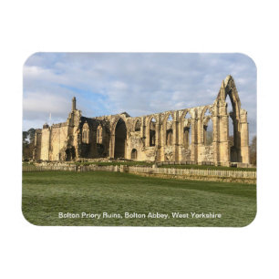 Bolton Priory, Bolton Abbey, Väster Yorkshire Magnet