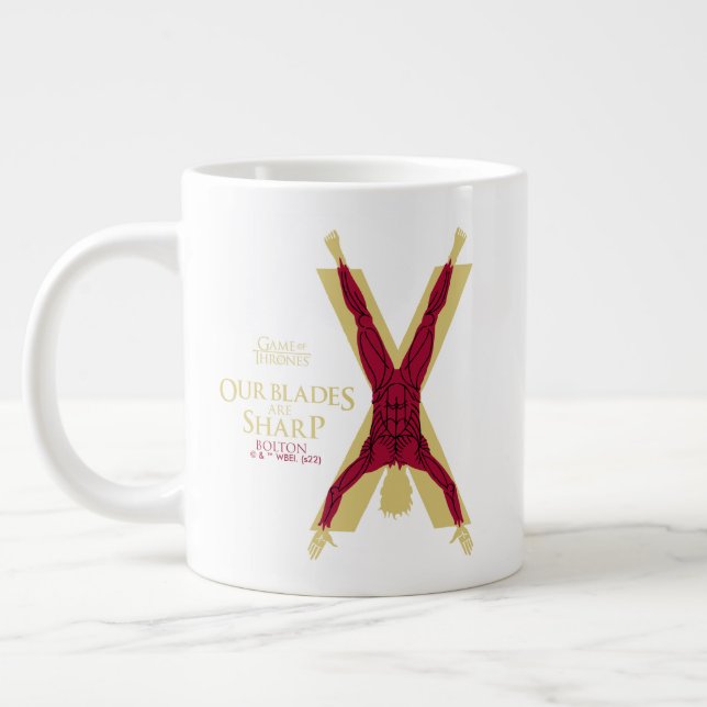 Bolton Sigil - våra blad är Vassa Jumbo Mugg (Vänster)