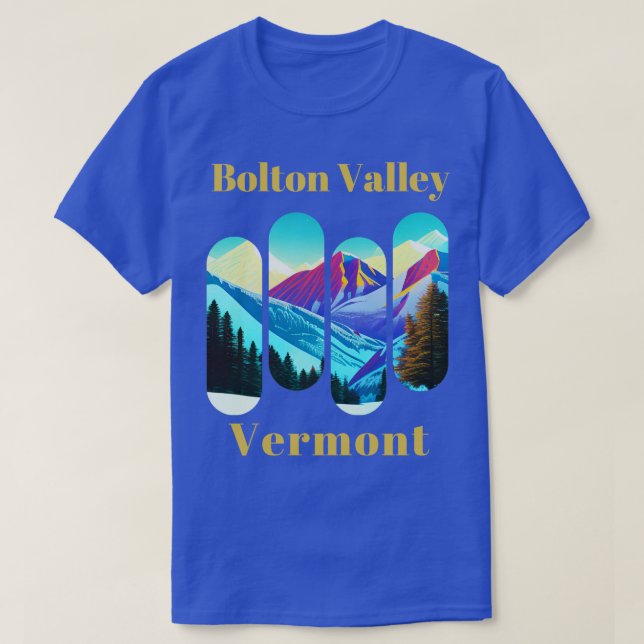 Bolton Valley ski Vermont 1 T Shirt (Design framsida)
