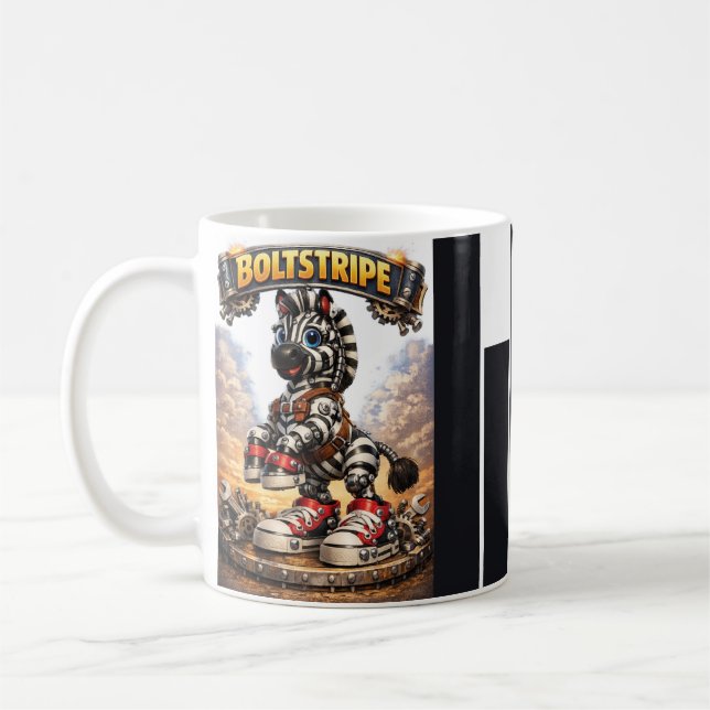 Boltrandsebra Kaffemugg (Vänster)