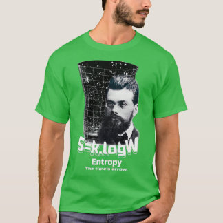 Boltzmann Entropy formel Teoretisk fysik och T Shirt