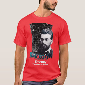 Boltzmann Entropy formel Teoretisk fysik och T Shirt