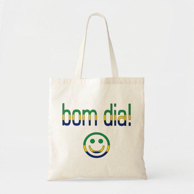 Bom diameter! Brasilien flaggafärger Tygkasse (Framsidan)