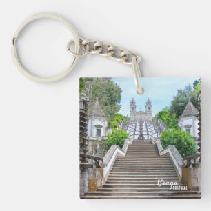 Bom Jesus Braga Sanctuary-foto med bön