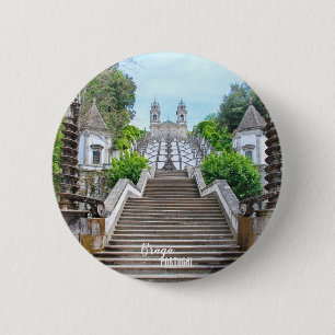 Bom Jesus de Braga, katolska Sanctuary, Portugal Knapp