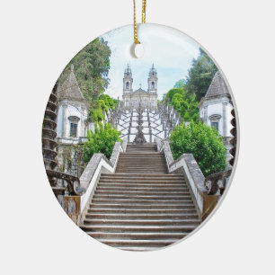 Bom Jesus Sanctuary, Braga, Portugal Julgransprydnad Keramik