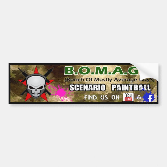 BOMAGS-bildekal Bildekal (Framsidan)