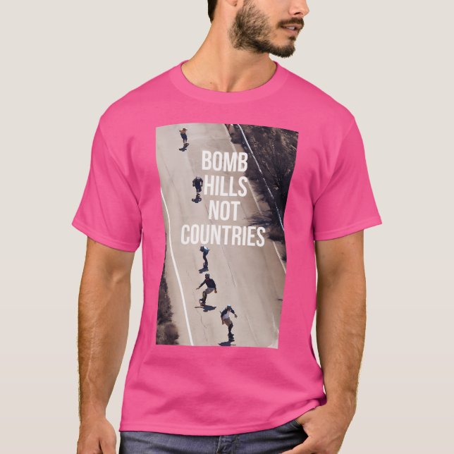 Bomb Backe Not Land Baseball Sleeve T Shirt (Framsida)