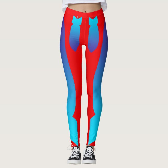 Bomb Red Leggings (Framsida)