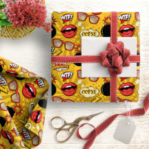 Bomb Retro Läppar Red/Guld ID553