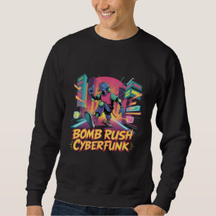 Bomb Rush Cyberfunk – Neon Street Rebellion Lång Ärmad Tröja
