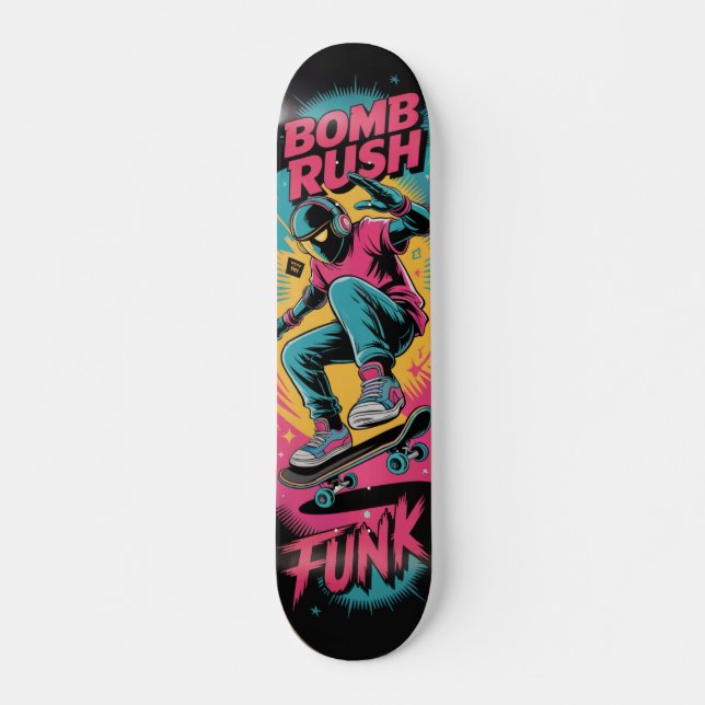 Bomb Rush Cyberfunk Skateboard (Framsida)