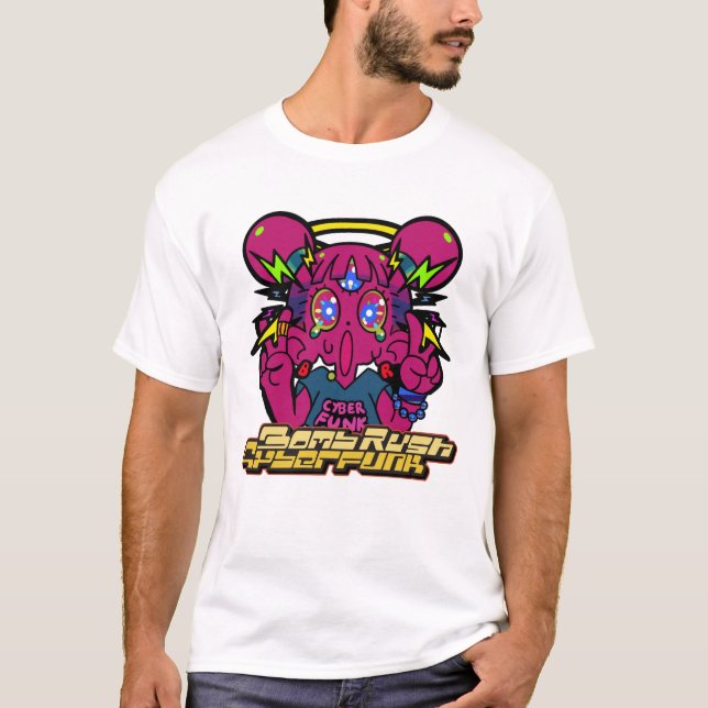 Bomb Rush Cyberfunk T Shirt (Framsida)