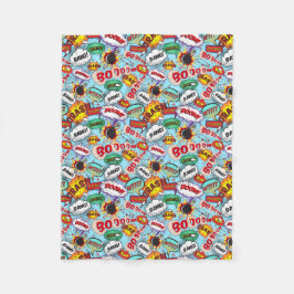 Bomb Tecknad Mönster Fleecefilt