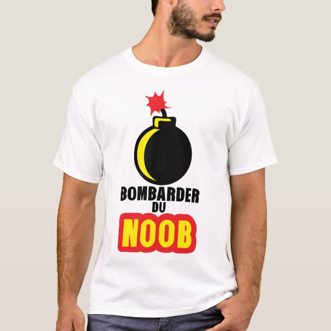 bombarder du noob gamer bombe dessin t shirt (Framsida)