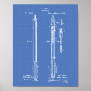 Bombardera den patenterade konstritningen för poster