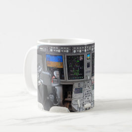 Bombardier Challenger 300 Cockpit Mugg