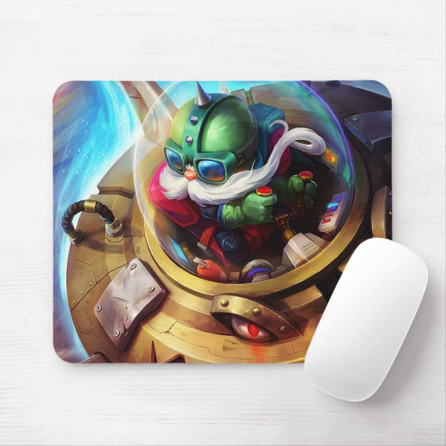 Bombardier Gaming Mousepad | Pilot mousserande Musmatta (Med mus)
