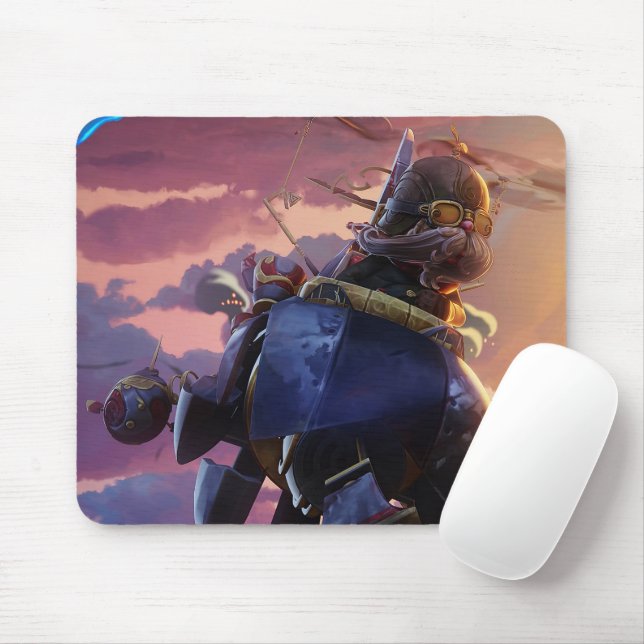 Bombardier Gaming Mousepad | Pilot mousserande Musmatta (Med mus)