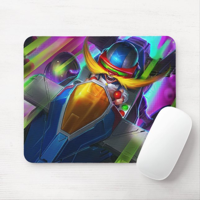 Bombardier Gaming Mousepad | Pilot mousserande Musmatta (Med mus)
