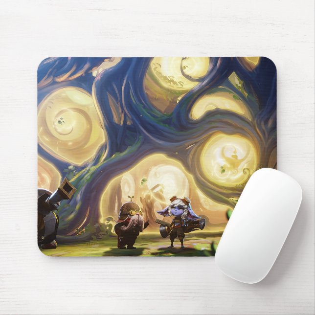 Bombardier Gaming Mousepad | Pilot mousserande Musmatta (Med mus)