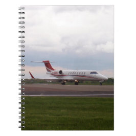 Bombardier Lear Jet 45XR Anteckningsbok Med Spiral