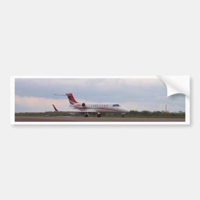 Bombardier Lear Jet 45XR Bildekal (Framsidan)