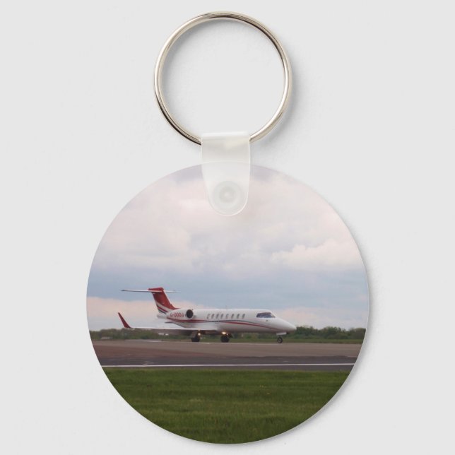 Bombardier Lear Jet 45XR Nyckelring (Framsida)