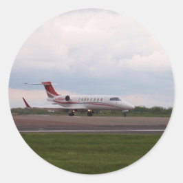 Bombardier Lear Jet 45XR Runt Klistermärke