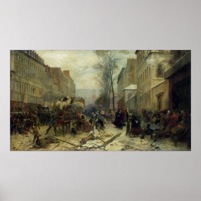 Bombardiet i Paris 1871 Poster (Framsidan)