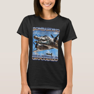 Bombardino Crokodilo Funny Italy Brainrot Memes T Shirt