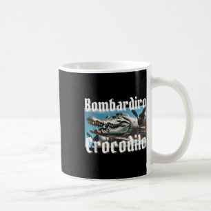 Bombardiro Bombardino Crokodilo Funny Italy Brai Kaffemugg