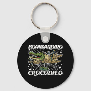 Bombardiro-krokodilo italiensk-brainrot No Bad Dro Nyckelring