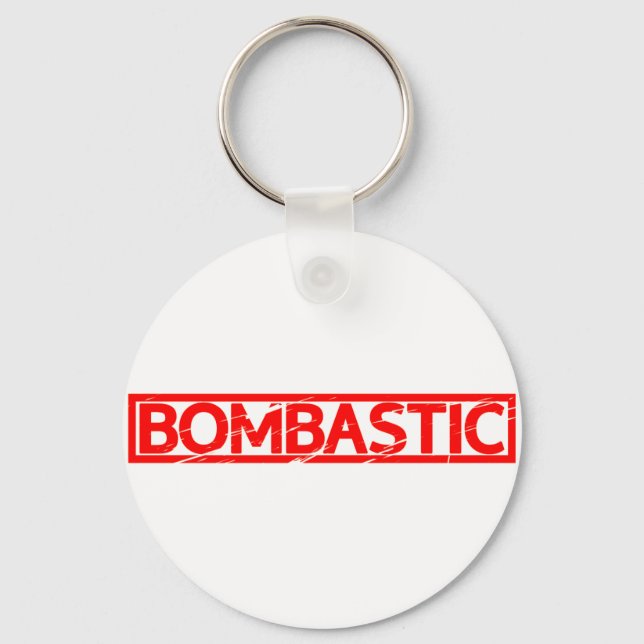 Bombastic Frimärke Nyckelring (Framsida)
