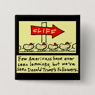 Bombastus Lemmings Button Knapp